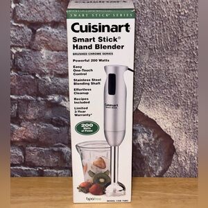 Cuisinart Smart Stick Hand Blender 200 Watts CSB-76 Brand New Open Box